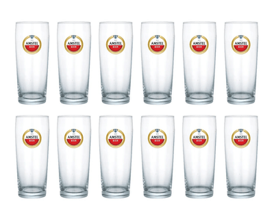 Amstel bierglazen stapelbaar (12x 22cl)
