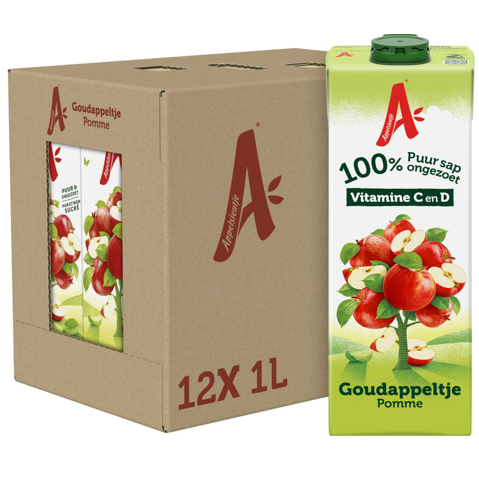 Appelsientje goudappeltje - 12 x 1l