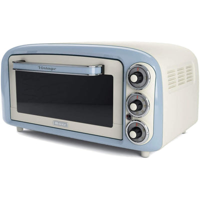 Ariete vintage oven 0979 05 mini bakoven (wit lichtblauw, 18 liter)
