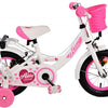 Volare Ashley Kinderfiets - Meisjes - 12 inch - Wit - Twee handremmen