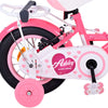Volare Ashley Kinderfiets Meisjes 12 inch Roze Rood Twee handremmen