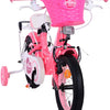 Volare Ashley Kinderfiets Meisjes 12 inch Roze Rood Twee handremmen