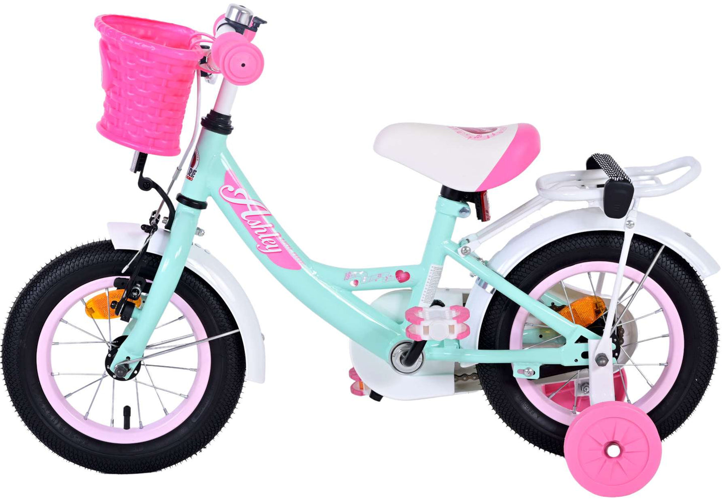 Volare Ashley Kinderfiets - Meisjes - 12 inch - Groen