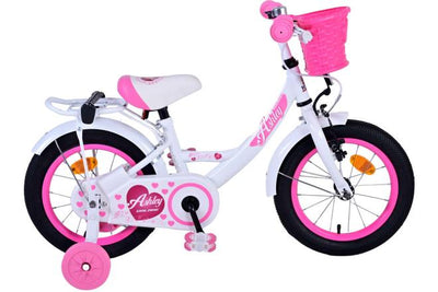 Volare Ashley Kinderfiets - Meisjes - 14 inch - Wit