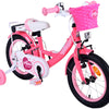 Volare Ashley Kinderfiets Meisjes 14 inch Roze Rood Twee Handremmen