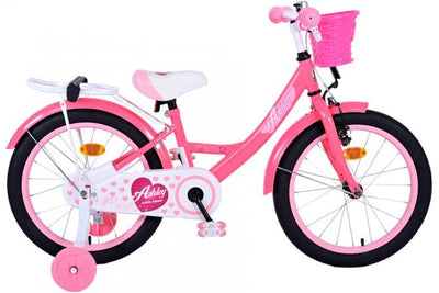 Volare Ashley Kinderfiets - Meisjes - 18 inch - Roze Rood