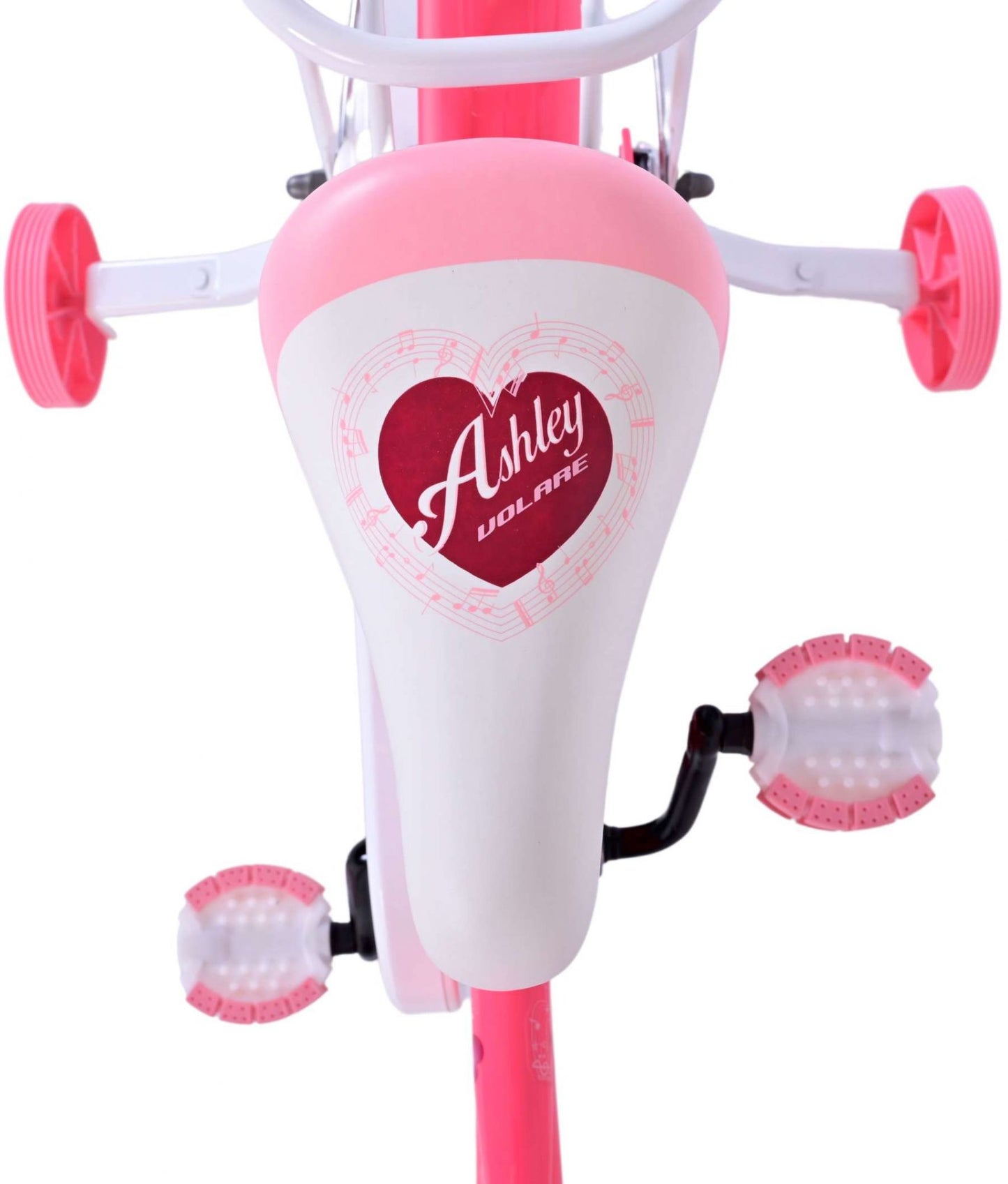 Volare Ashley Kinderfiets - Meisjes - 18 inch - Roze Rood