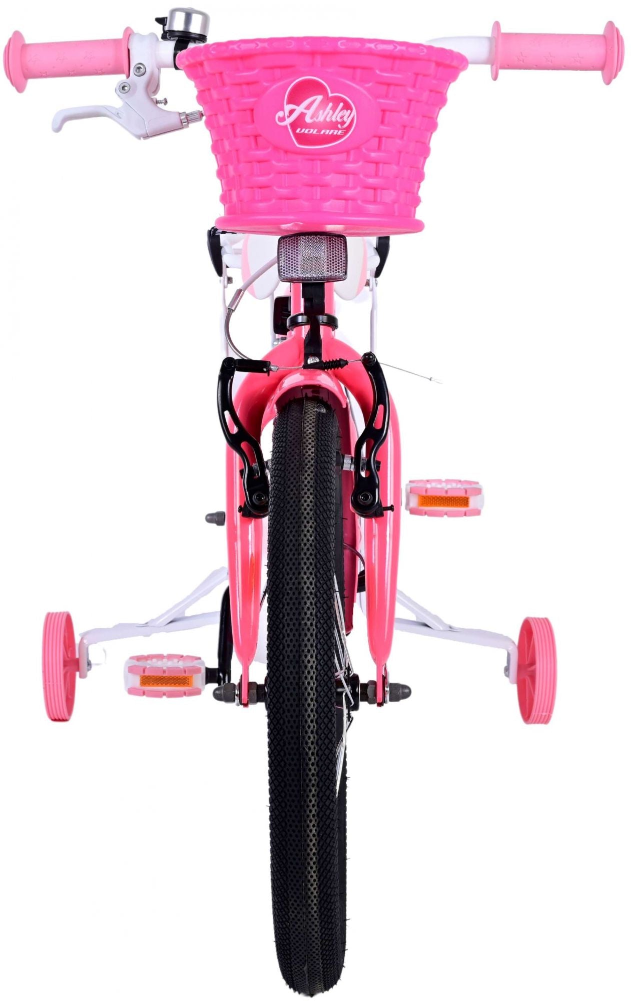 Volare Ashley Kinderfiets - Meisjes - 18 inch - Roze Rood