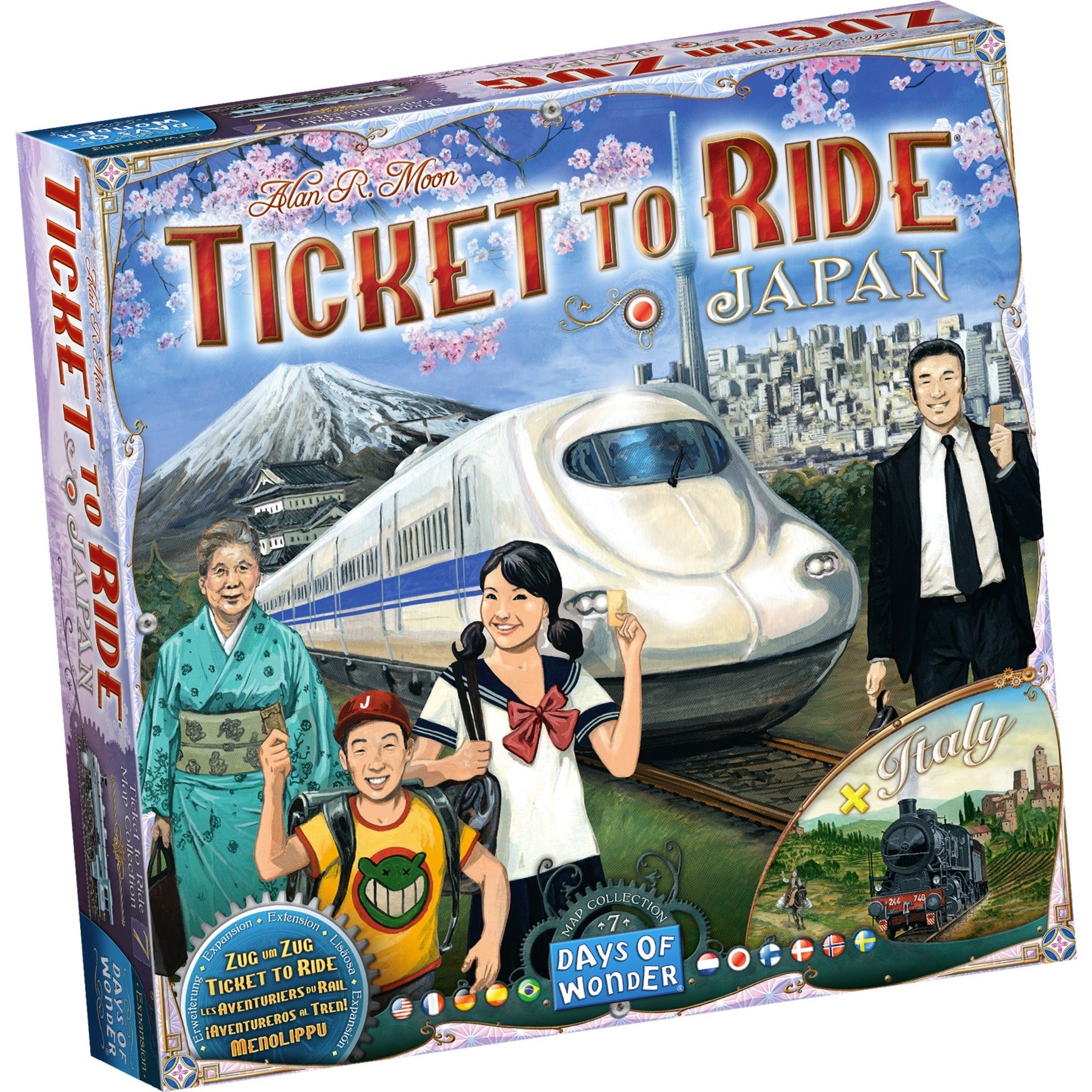 Asmodee Ticket to Ride Japan Italy