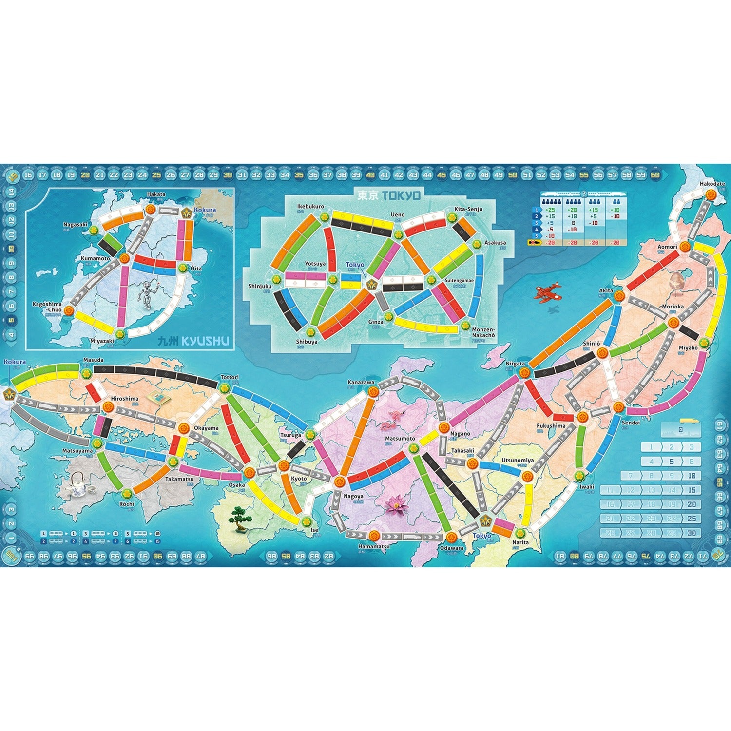 Asmodee Ticket to Ride Japan Italy