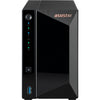 Asustor drivestor 2 pro gen2 nas (zwart, usb)