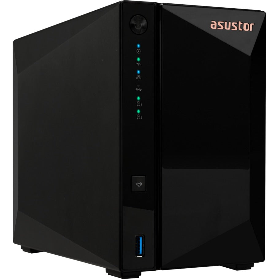 Asustor drivestor 2 pro gen2 nas (zwart, usb)