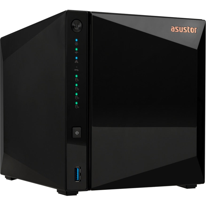 Asustor drivestor 4 pro gen2 nas (zwart, lan, usb)