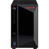 Asustor nimbustor 2 as5402t nas (zwart, lan, usb, hdmi)
