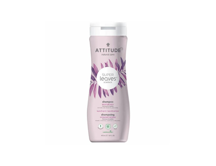 Attitude super leaves™ - shampoo - moisture rich quinoa jojoba - 473ml