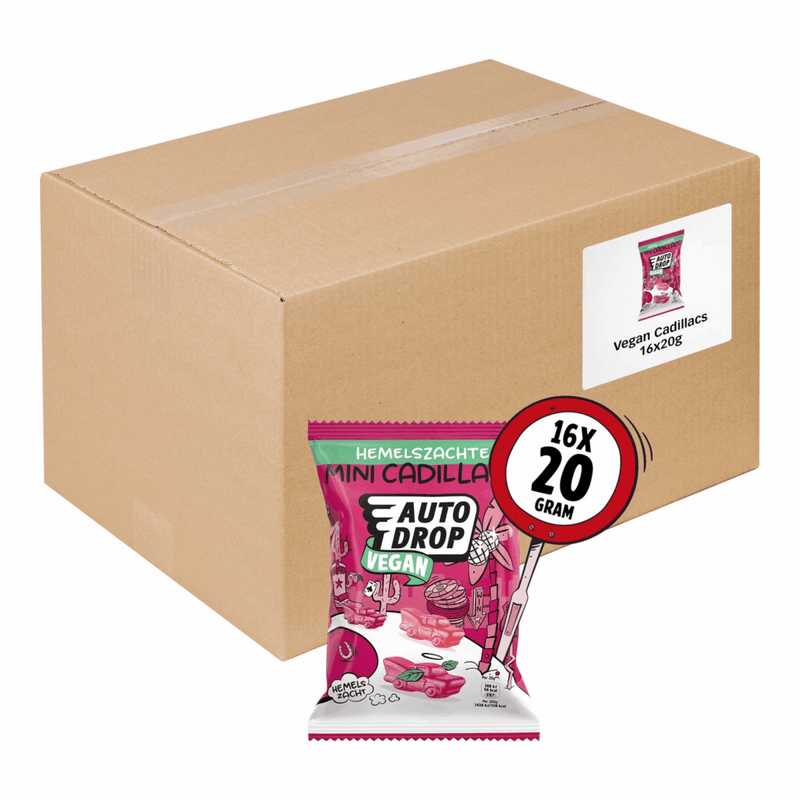 Autodrop cadillacs zakjes vegan (16x 20gr)