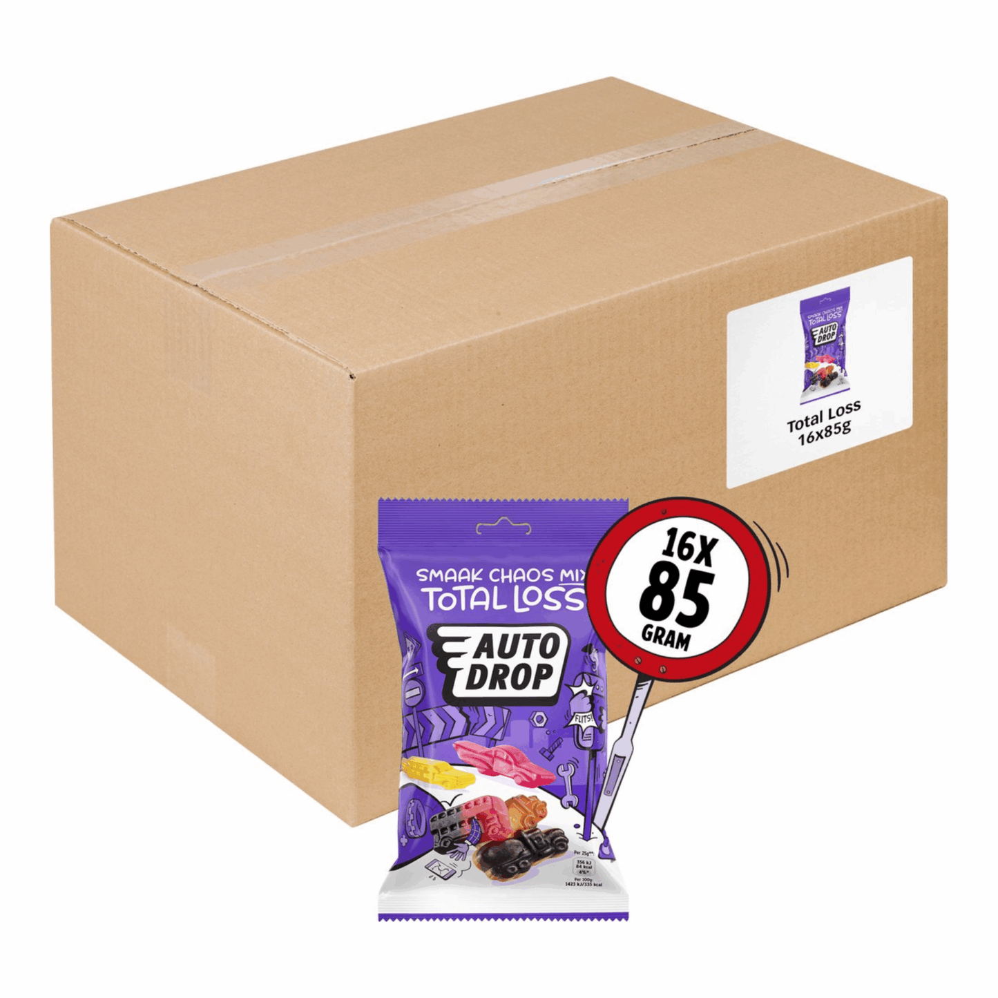 Autodrop snackpack total loss (16x 85gr)