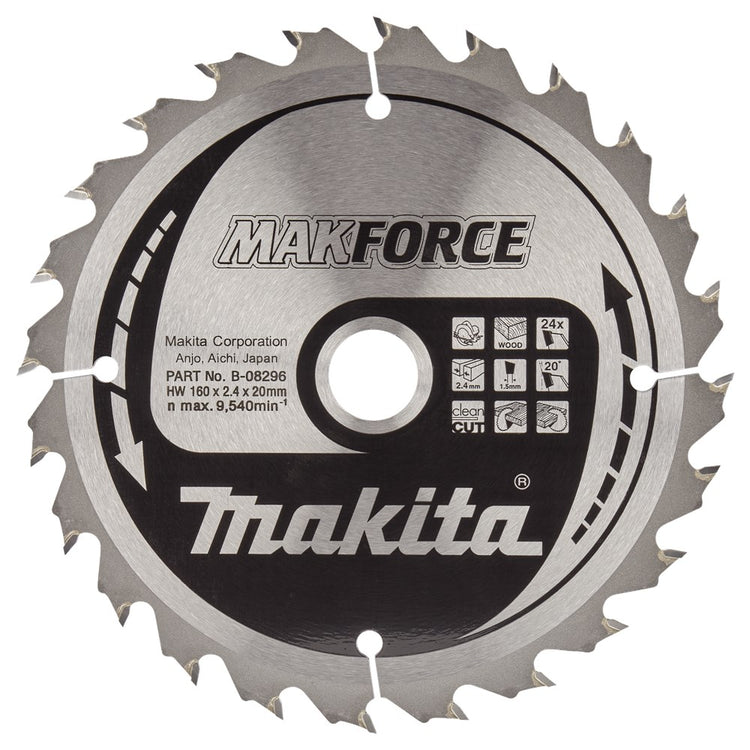 Makita zaagb hout 160x20x24t 20g - b-08296