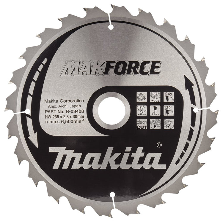 Makita accessoires makita zaagb hout 235x30x24t 20g - b-08408