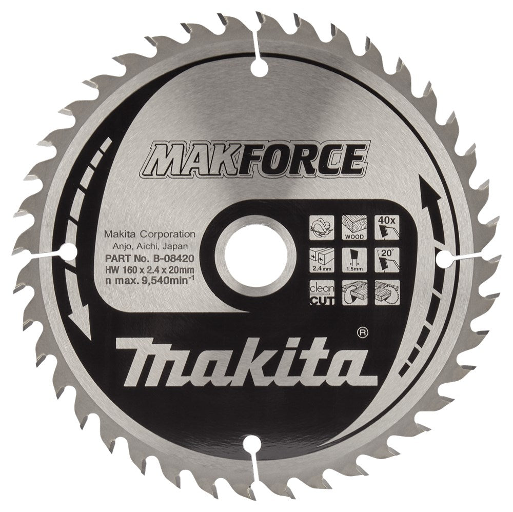 Makita zaagb hout 160x20x40t 20g - b-08420