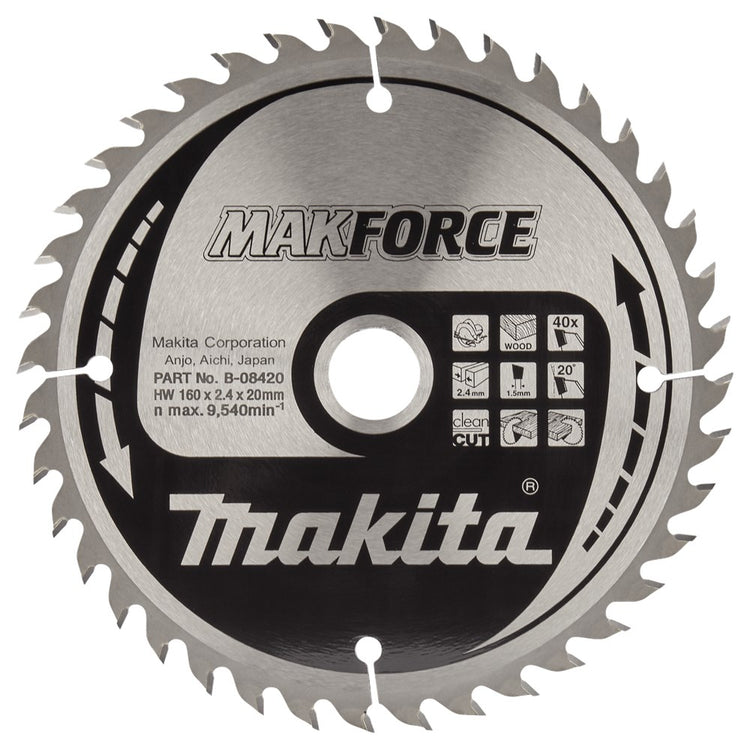 Makita zaagb hout 160x20x40t 20g - b-08420