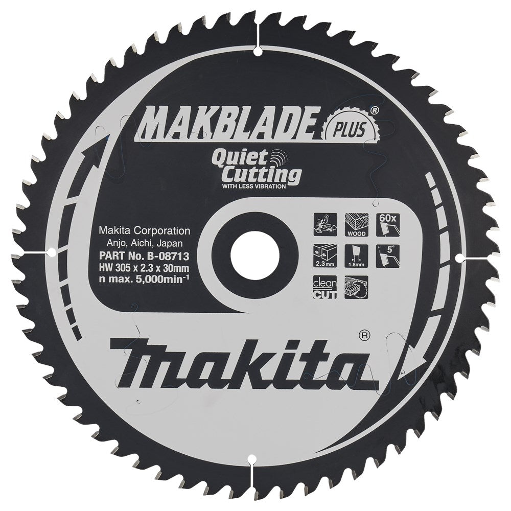 Makita zaagb hout 305x30x60t 5g - b-08713
