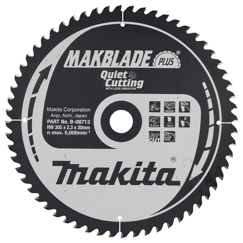 Makita zaagb hout 305x30x60t 5g - b-08713
