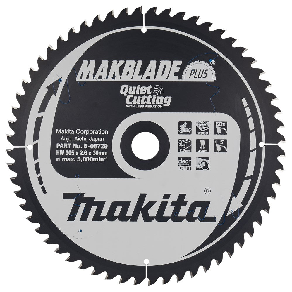 Makita zaagb hout 305x30x60t 5g - b-08729
