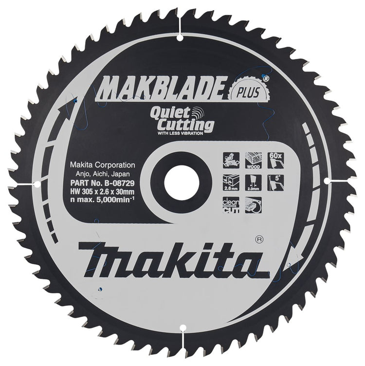 Makita zaagb hout 305x30x60t 5g - b-08729