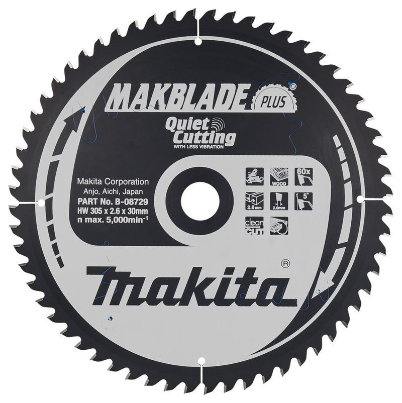 Makita zaagb hout 305x30x60t 5g - b-08729