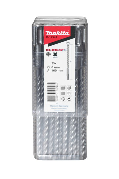 Makita accessoires p4s: sds-plus boor 6x160mm - b-12572