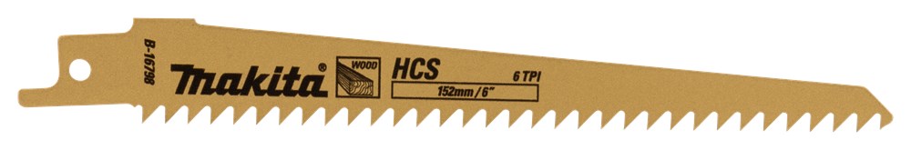 Makita accessoires reciprozaagb 132 hout s611d - b-16798