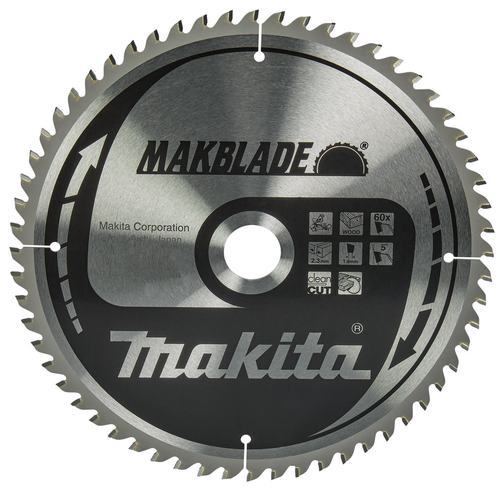 Makita accessoires afkortzaagblad | hout | 260x30x2,3 60t 5g - b-32801