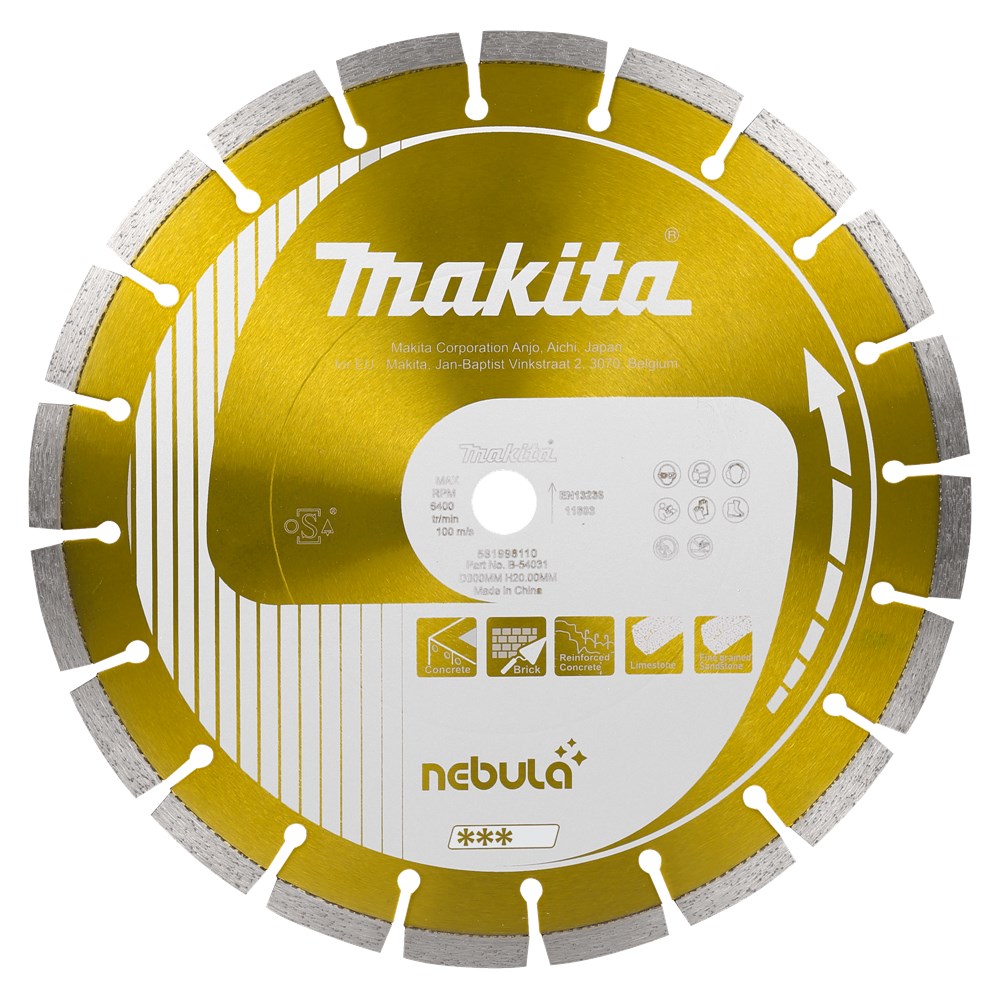 Makita accessoires diamantschijf 125x22,2mm oranje - b-53992 - b-53992