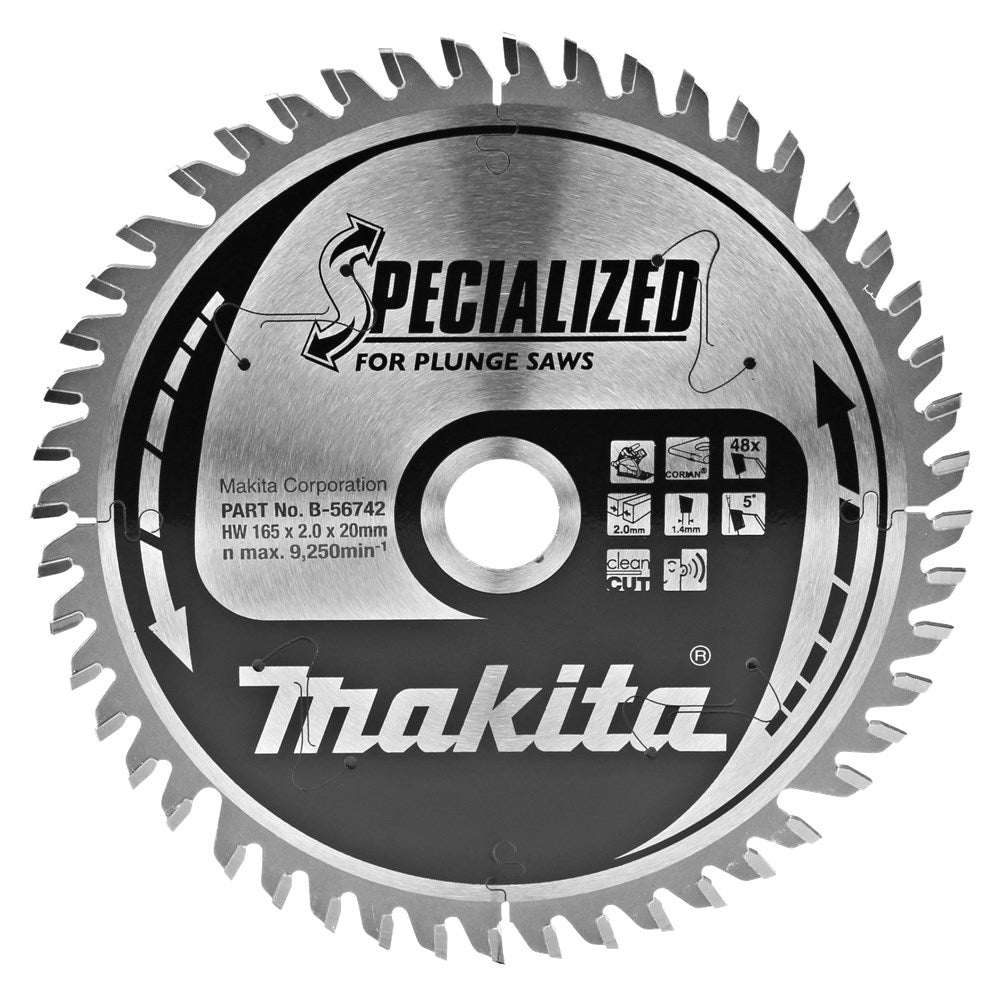Makita accessoires zaagb corian 165x20x2,0 48t 5g - b-56742 - b-56742