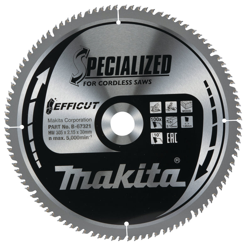 Makita afkortzaagbladlad hout - b-67321