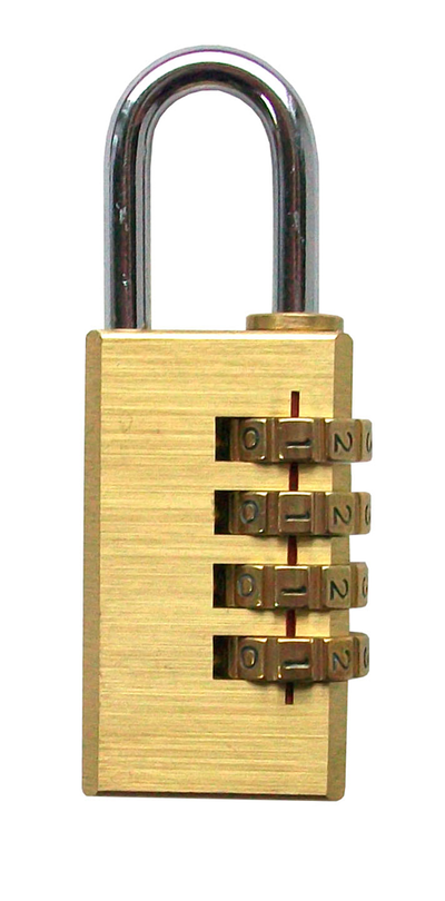 Werkzeyt hangslot messing 35.5x3mm - b34123