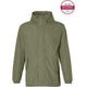 Basil regenjas hoga unisex olive green s