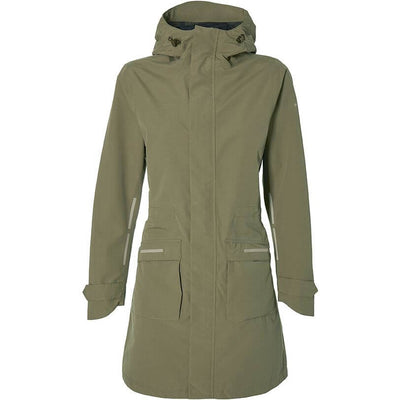 Basil regenparka mosse dames olive green m