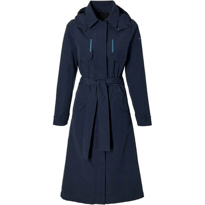 Basil trenchcoat mosse dames night blue s