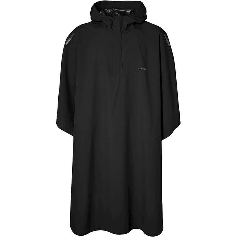 Basil poncho hoga unisex jet black one size