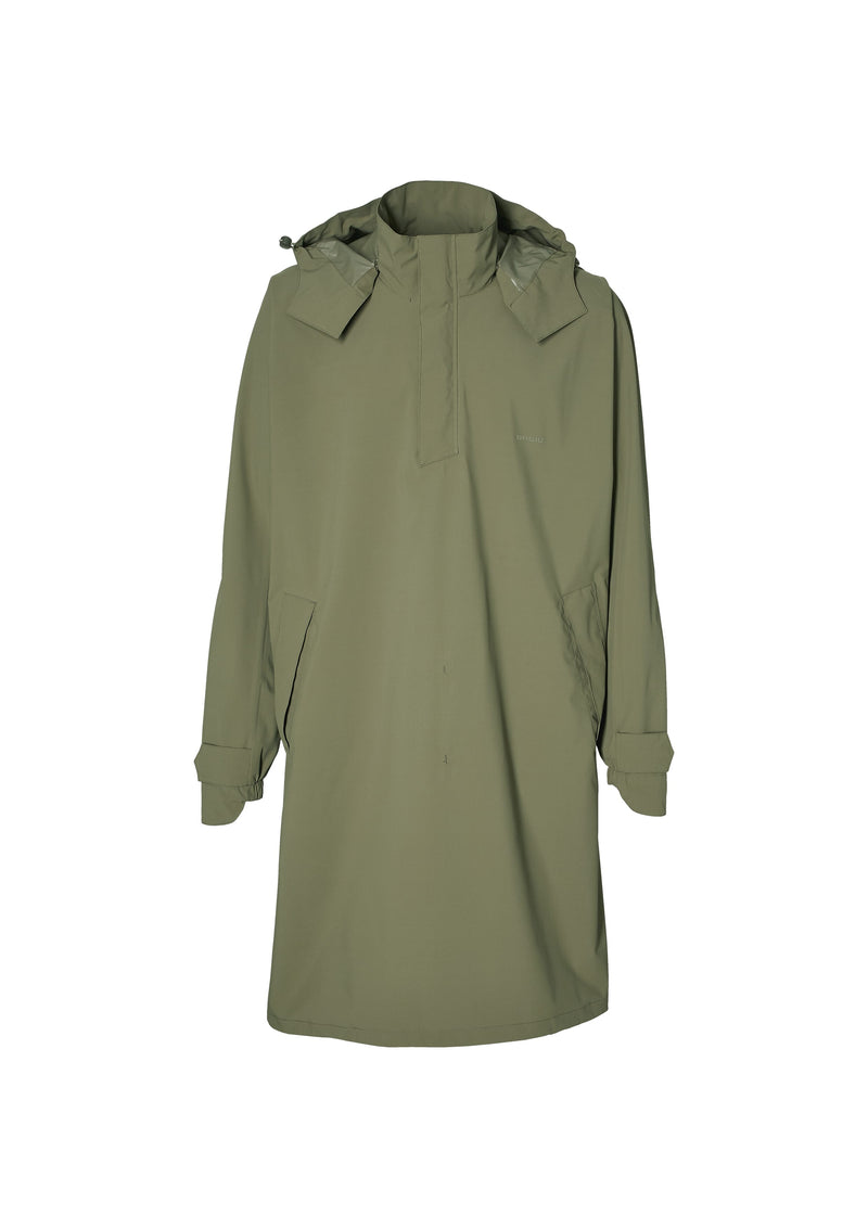 Basil poncho mosse unisex olive green m l