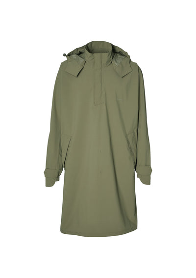 Basil poncho mosse unisex olive green m l