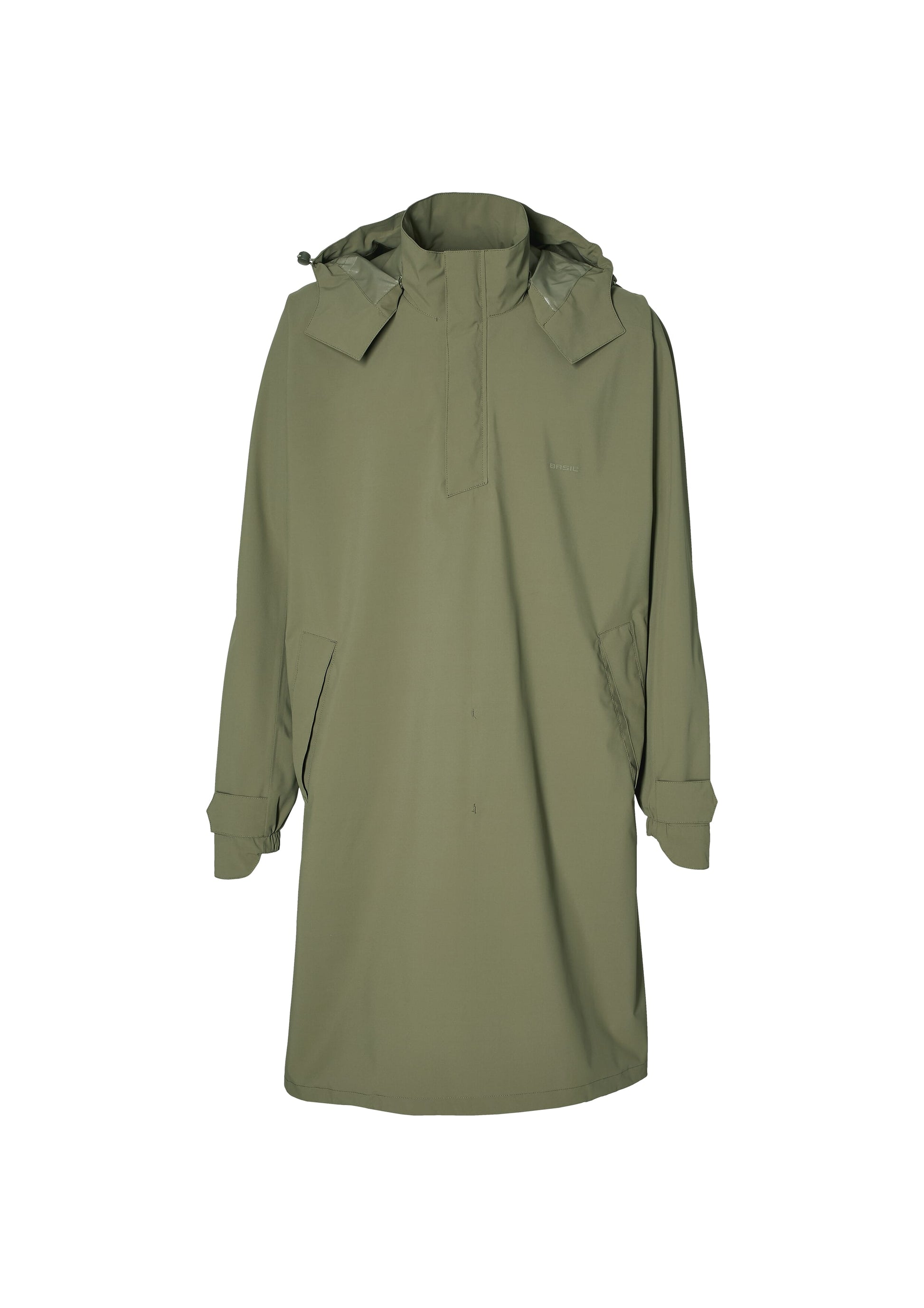 Basil poncho mosse unisex olive green xl xxl