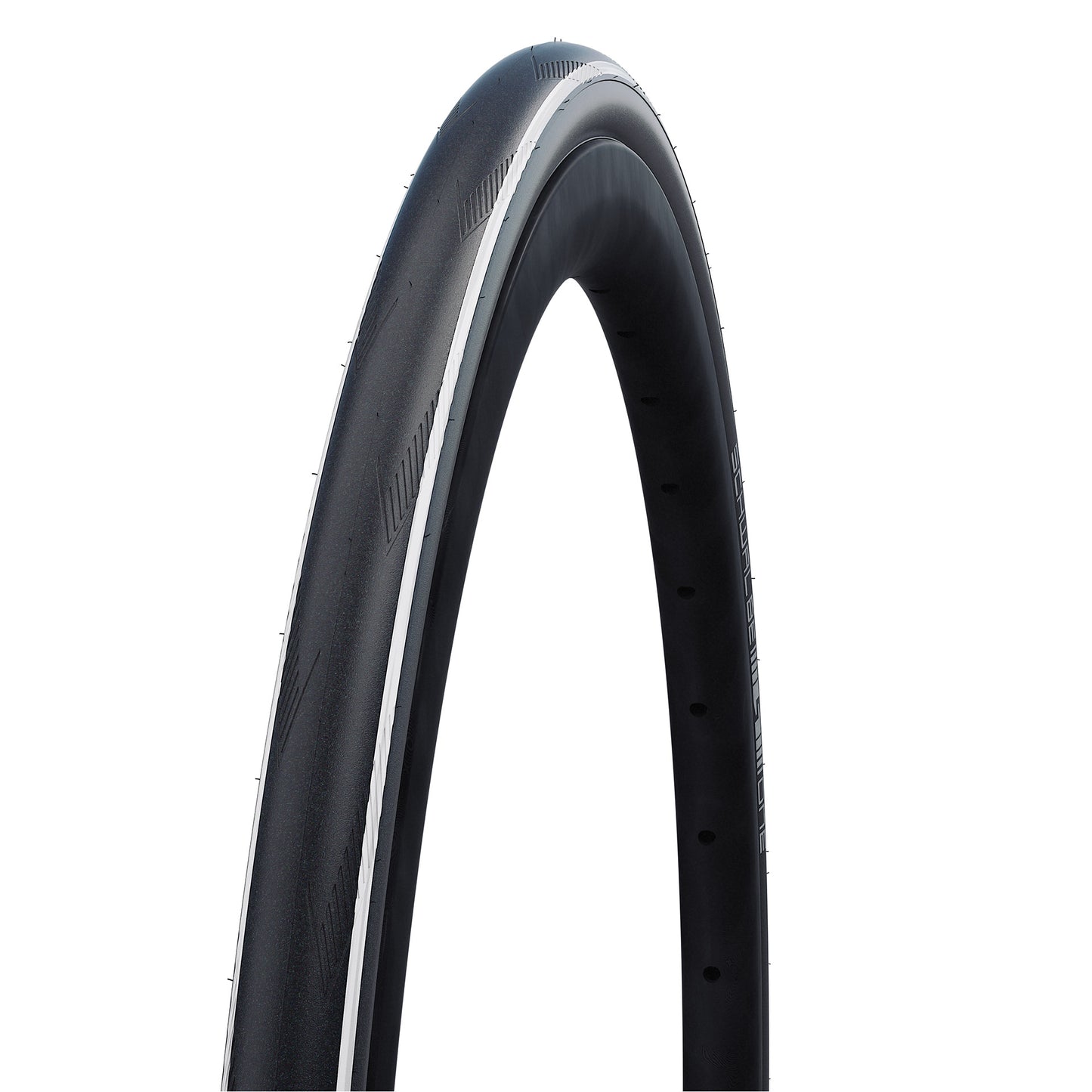 Vouwband Schwalbe One V-Guard 28 x 1.00 25-622 - zwart met een witte streep