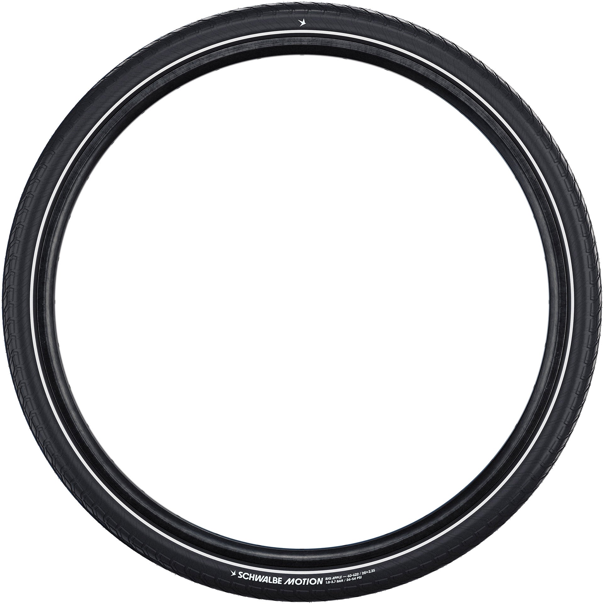 Schwalbe draadband motion big apple 50-622 +r zwart