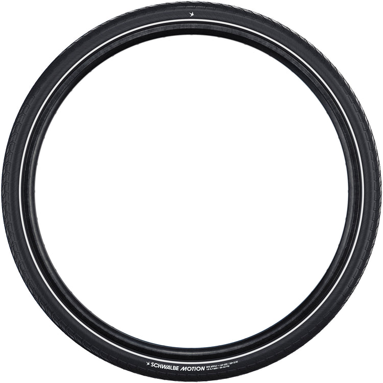 Schwalbe draadband motion big apple 50-622 +r zwart