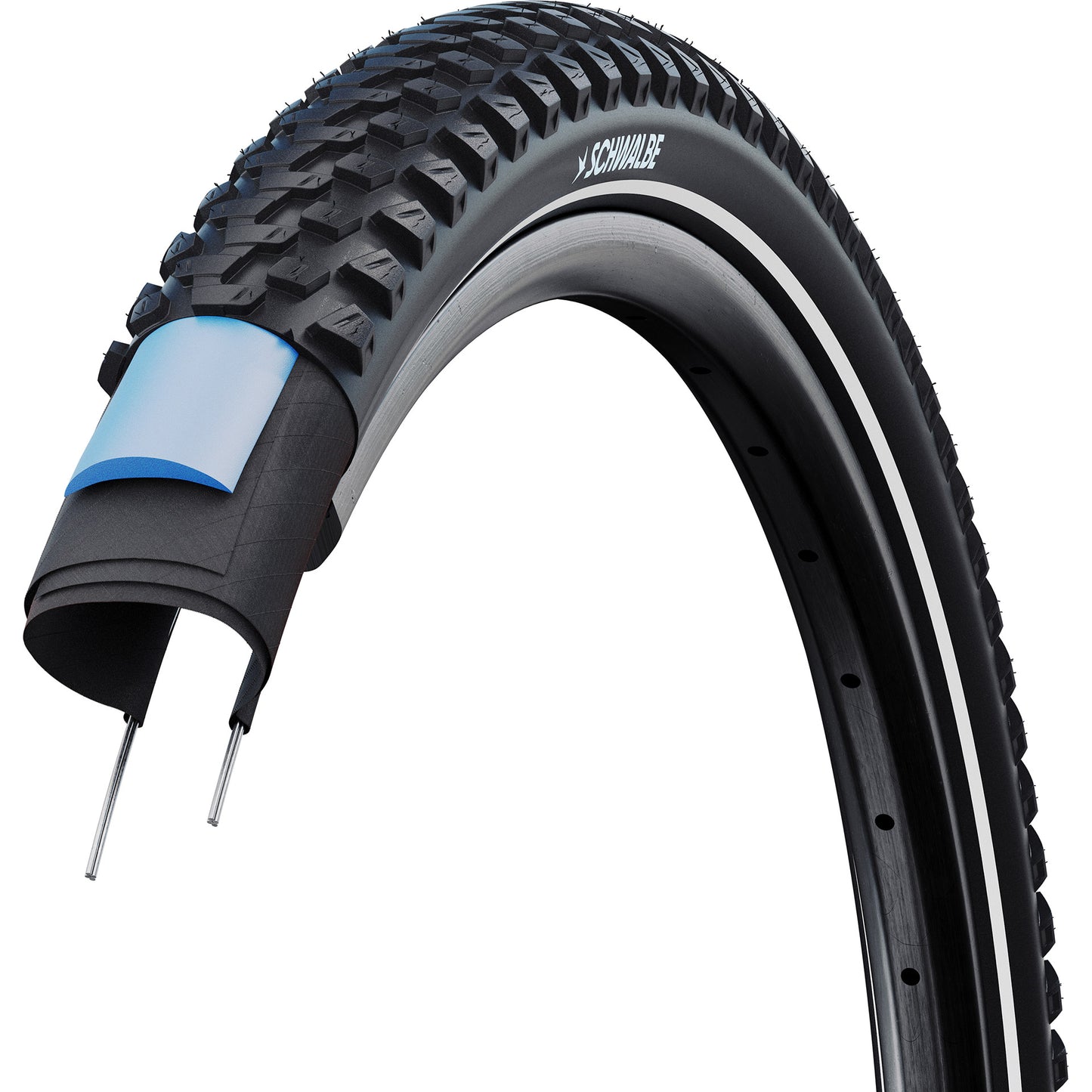 Schwalbe draadband marathon plus mtb 57-584 +r zwart