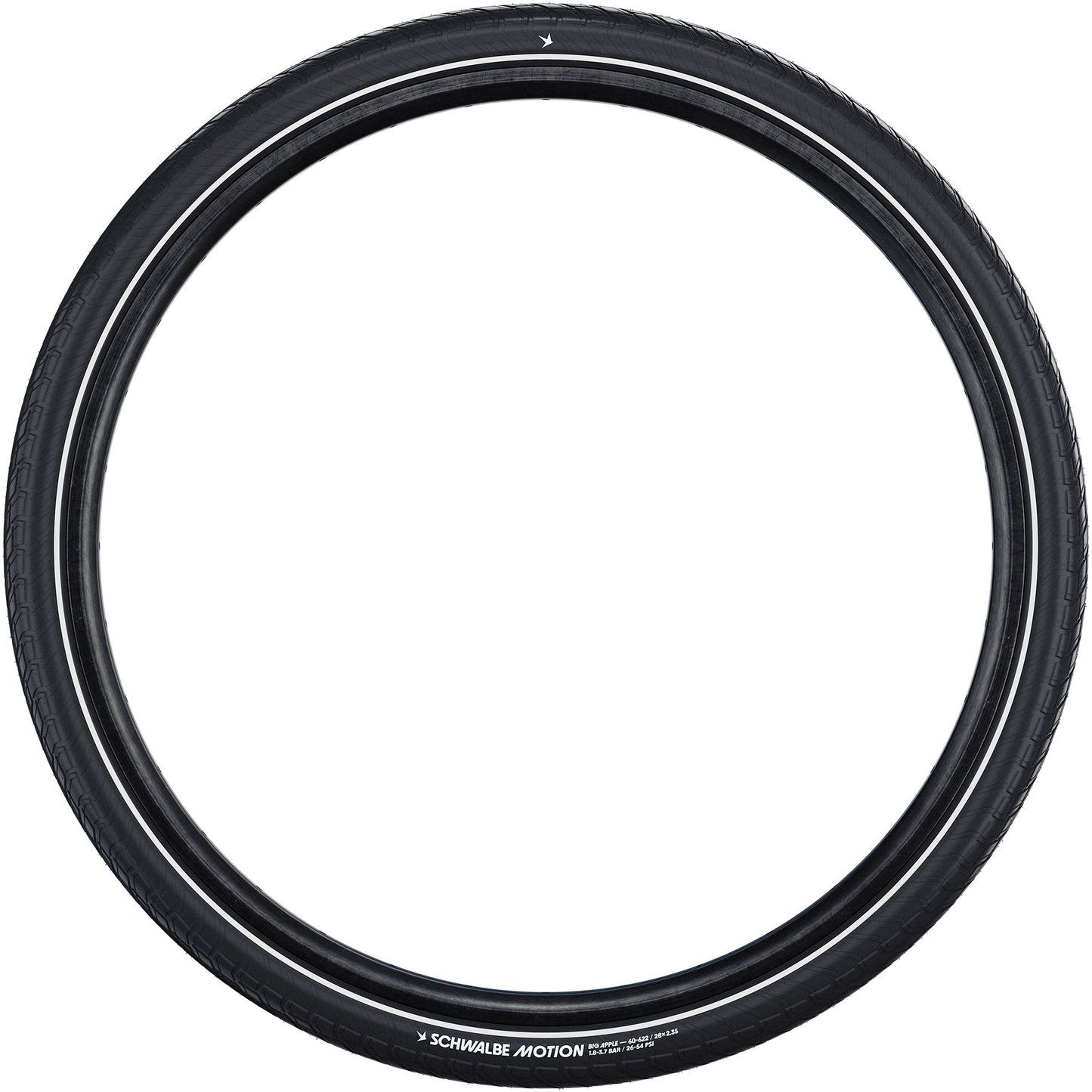 Schwalbe draadband motion big apple 50-355 +r zwart