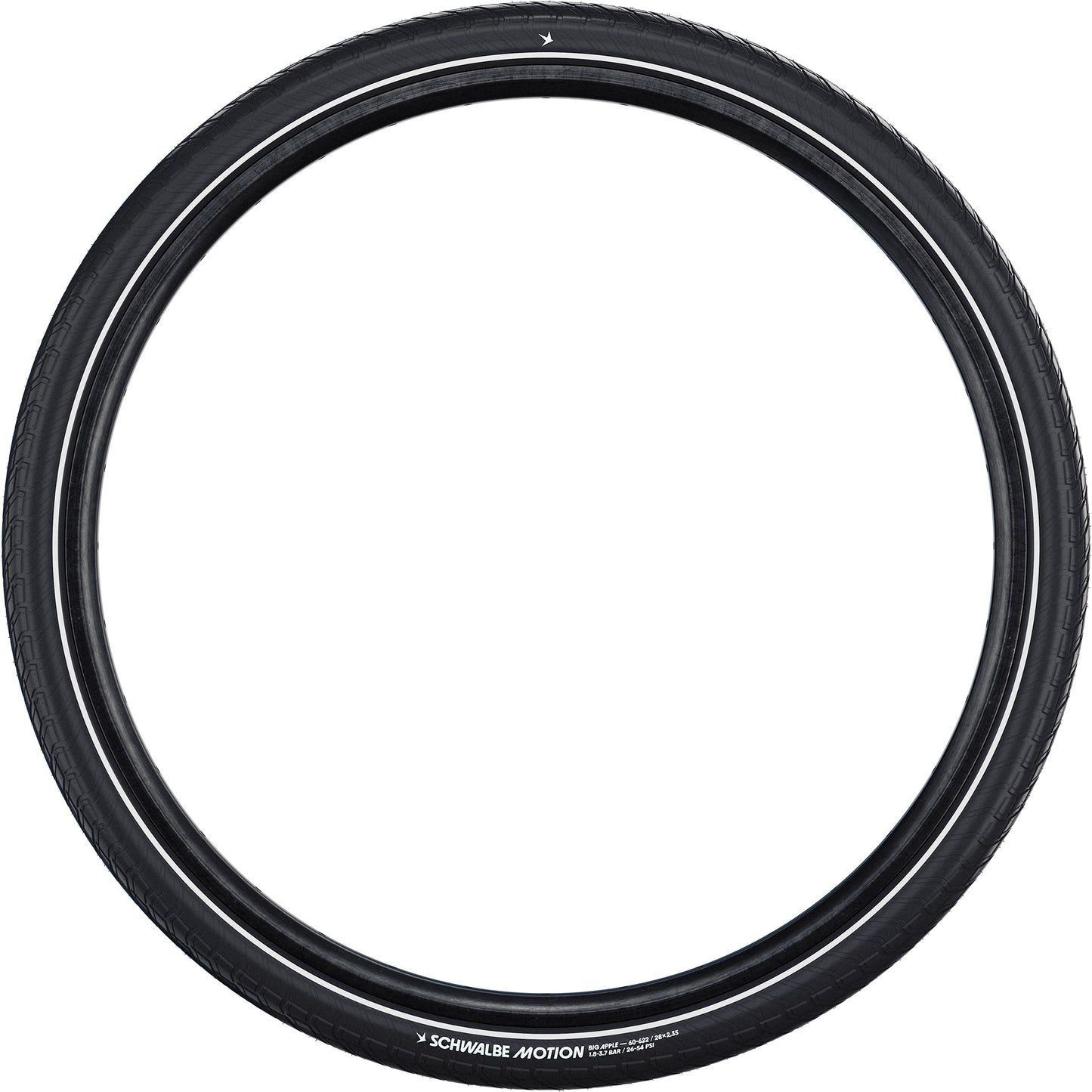 Schwalbe draadband motion big apple 60-622 +r zwart